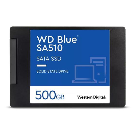 SSD 500 GB WD Blue, SATA, Leitura: 560MB/s e Gravação: 510MB/s - WDS500G3B0A Menor preço em SSD 500 GB WD Blue, SATA, Leitura: 560MB/s e Gravação: 510MB/s - WDS500G3B0A