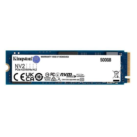 Imagem de Ssd 500Gb Kingston Nv2 Pcie Nvme M2 2280 Leitura: 3500Mbs