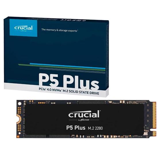 Imagem de Ssd  500gb M.2 NVMe PCIe 6600mbs Leit - 4000mbs Grav P5 Plus CT500P5PSSD8 Crucial