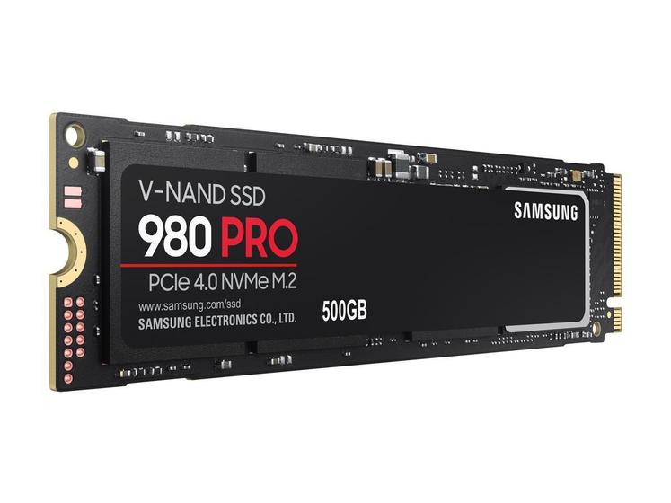 Imagem de SSD 500GB SAMSUNG 980 PRO M.2 2280 PCI-Express 4.0 x4, NVMe NAND - MZ-V8P500B/AM