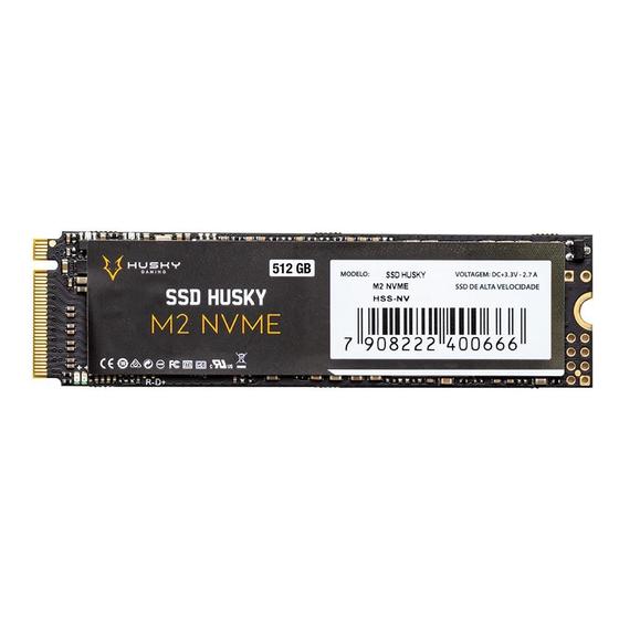 SSD 512 GB Husky Gaming, M.2 NVMe, Leitura: 2200 MB/s e Gravação: 1600 MB/s - HGML024 Menor preço em SSD 512 GB Husky Gaming, M.2 NVMe, Leitura: 2200 MB/s e Gravação: 1600 MB/s - HGML024