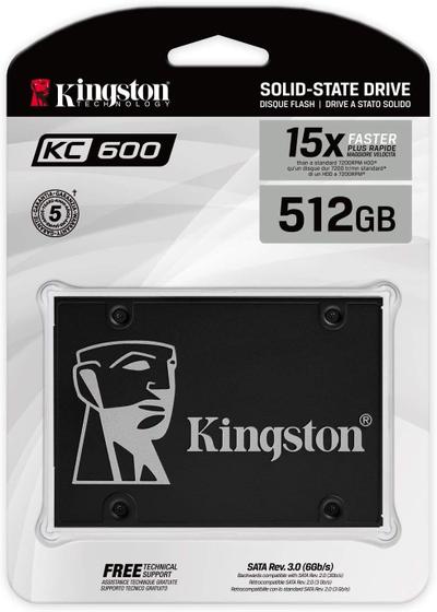 SSD 512gb Sata III Kingston SKC600/512G Menor preço em SSD 512gb Sata III Kingston SKC600/512G