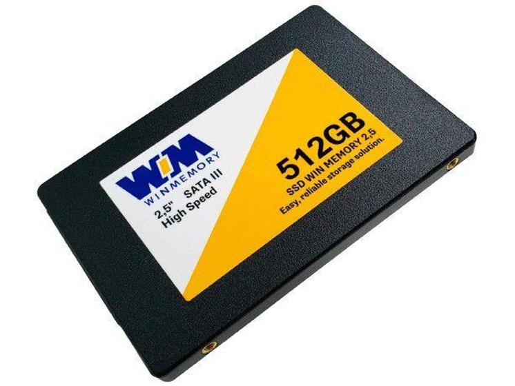 Imagem de SSD 512GB WIN MEMORY SATA 2,5” Leitura 560MB/s - Gravação 540MB/s SWR512G