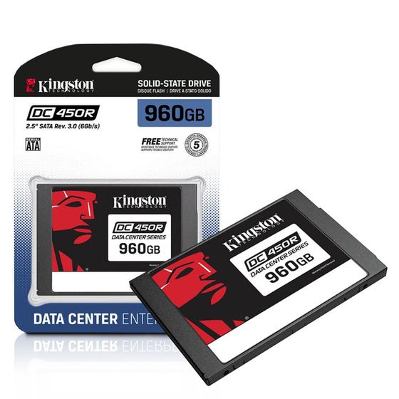Ssd 960gb 2.5 Sata 3 560mb/s Leit - 530mb/s Grav p/Servidor SEDC450R/960G Kingston Menor preço em Ssd 960gb 2.5 Sata 3 560mb/s Leit - 530mb/s Grav p/Servidor SEDC450R/960G Kingston