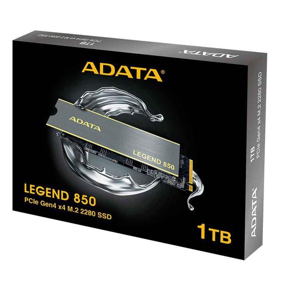 Imagem de Ssd Adata Legend 850 1tb M.2 2280 Nvme Pcie 4.0 - Aleg-850-1tcs