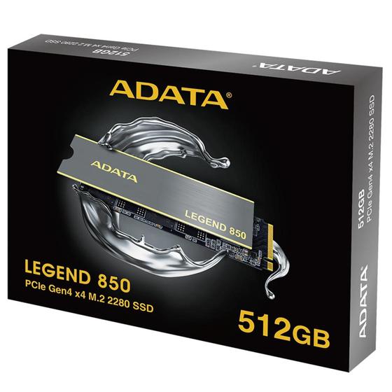 Imagem de SSD ADATA M.2 512GB Legend 850 NVMe - ALEG-850-512GCS