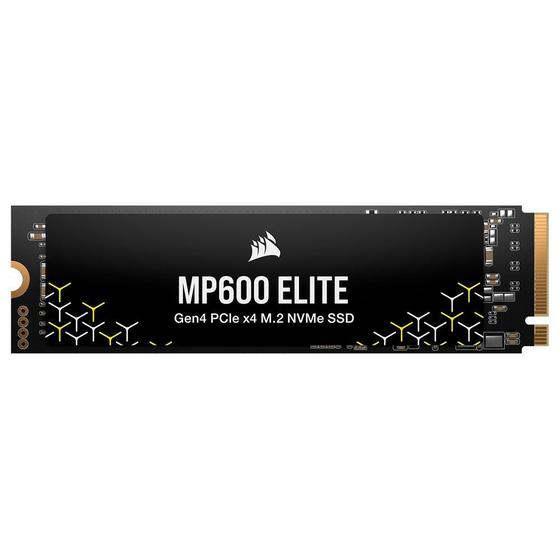Imagem de SSD Corsair MP600 Elite, 1TB, M.2 NVMe, Leitura 7000MB/s e Gravação 6200MB/s, Preto - CSSD-F1000GBMP600ENH