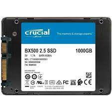 SSD Crucial BX500 1TB SATA CT1000BX500SSD1 Menor preço em SSD Crucial BX500 1TB SATA CT1000BX500SSD1