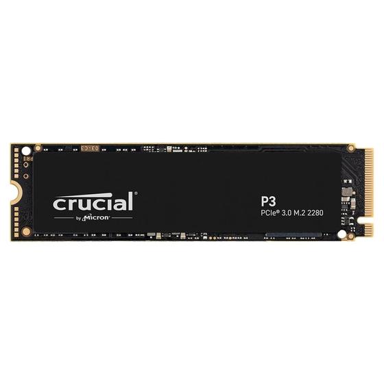 Imagem de SSD Crucial P3 CT2000P3SSD8 2 TB PCIe Gen3 3D NAND NVMe M.2