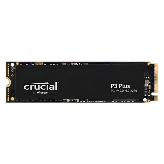 SSD Crucial P3 Plus NVMe PCIe Gen4 M.2 - 500GB, 1TB ou 2TB - Até 5000MB/s Menor preço em SSD Crucial P3 Plus NVMe PCIe Gen4 M.2 - 500GB, 1TB ou 2TB - Até 5000MB/s