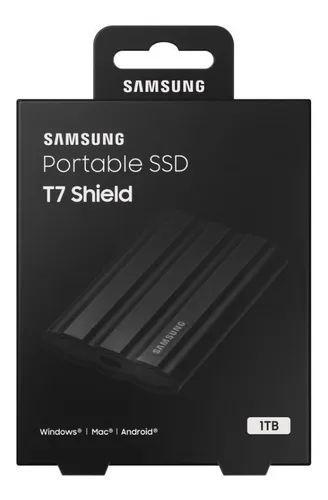 Imagem de Ssd Externo 1tb Samsung T7 Shield Usb-c - 1,050MB/1,000MB