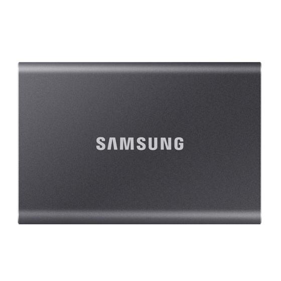 Imagem de SSD Externo Samsung T7 2TB USB 3.2 - MU-PC2T0T/AM