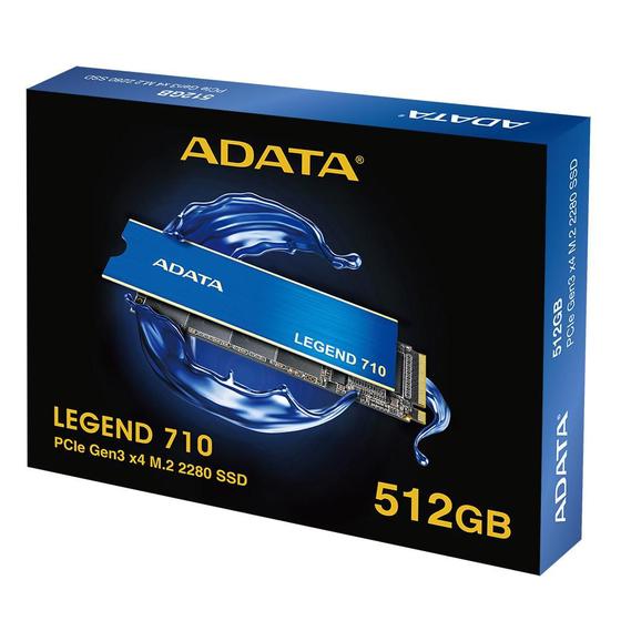 Ssd Gamer Adata Legend 710 512gb M.2 2280 Nvme Aleg7101tcs Menor preço em Ssd Gamer Adata Legend 710 512gb M.2 2280 Nvme Aleg7101tcs