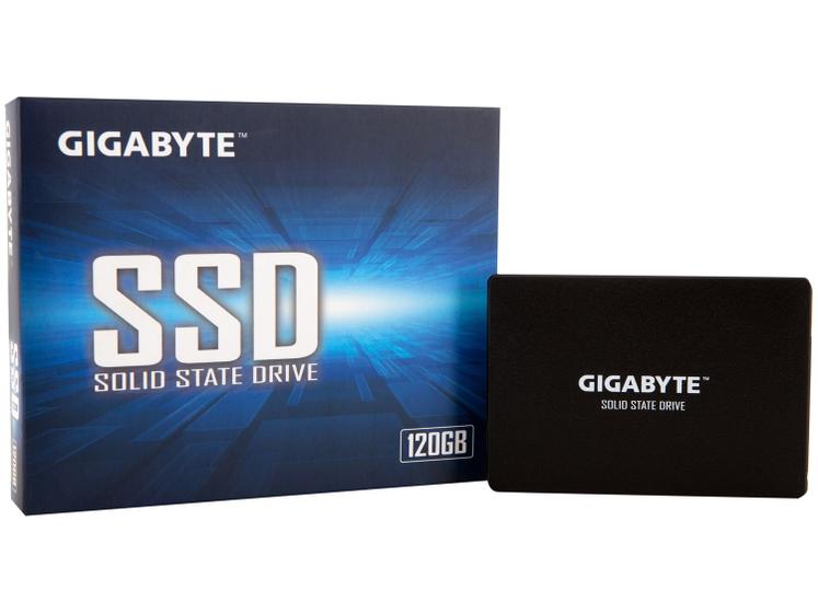 Imagem de SSD Gigabyte 120GB SATA 2.5” Leitura 500MB/s e Gravação 380MB/s