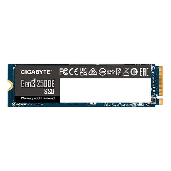 Imagem de SSD Gigabyte Gen3 2500E 1TB, PCIe 3.0x4, NVMe1.3, Leitura:2400MB/s e Gravação:1800MB/s - G325E1TB