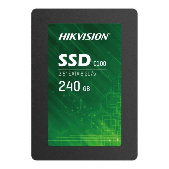 SSD Hikvision C100 240Gb Sata III 6Gb/s 2,5 530MBs HS-SSD-C100/240G Menor preço em SSD Hikvision C100 240Gb Sata III 6Gb/s 2,5 530MBs HS-SSD-C100/240G