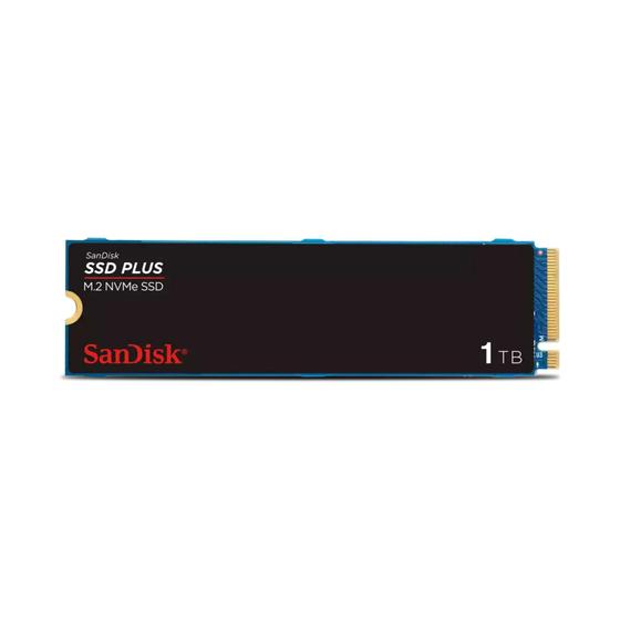 SSD Interno 1TB SanDisk SSD PLUS M.2 NVMe PCIe Gen 3.0 Menor preço em SSD Interno 1TB SanDisk SSD PLUS M.2 NVMe PCIe Gen 3.0