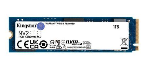 Ssd kingston 1tb nv2 m.2 2280 nvme pcie 4.0 - snv2s/1000g Menor preço em Ssd kingston 1tb nv2 m.2 2280 nvme pcie 4.0 - snv2s/1000g