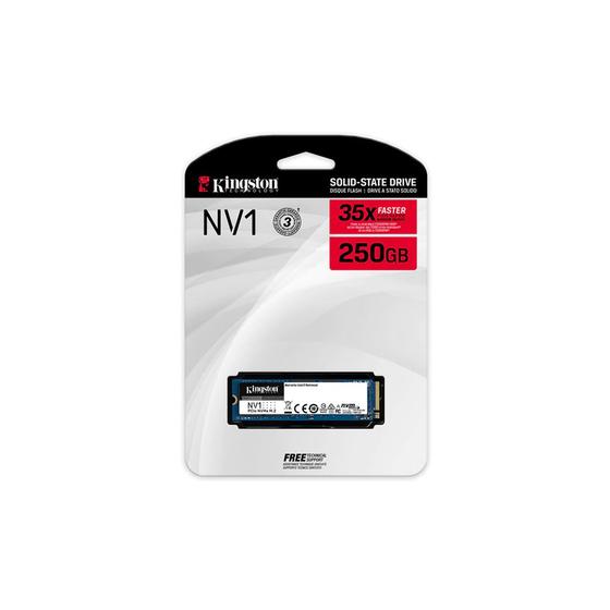 Ssd kingston nv1 250gb m.2 2280 nvme pcie 3.0 Menor preço em Ssd kingston nv1 250gb m.2 2280 nvme pcie 3.0