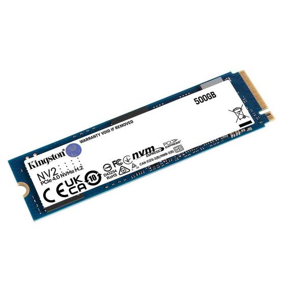 Imagem de Ssd Kingston Nv2 500gb M.2 2280 Nvme Pcie 4.0 - Snv2s/500g