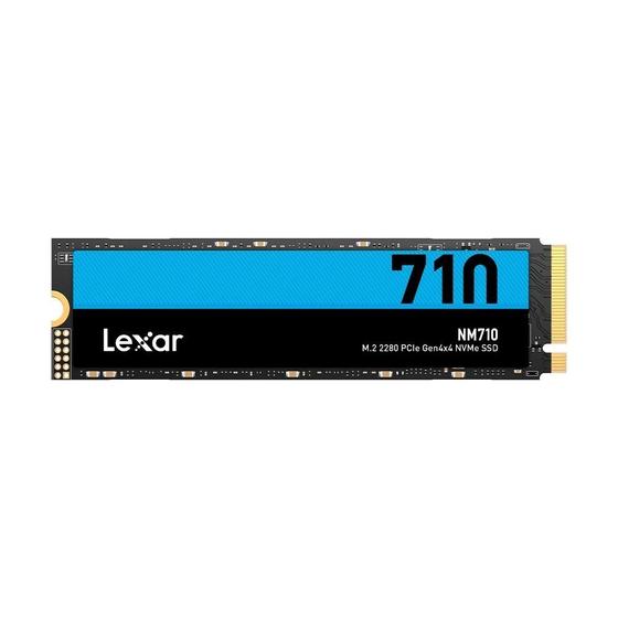 Imagem de SSD Lexar 1TB, NM710, M.2 2280, PCIe NVMe, Leitura 5000 MB/s, Gravação 4500 MB/s - LNM710X001T-RNNNU