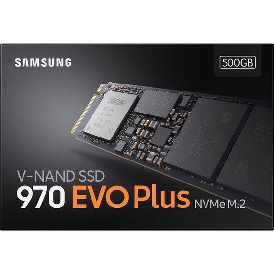 SSD - M.2 (2280 / PCIe NVMe) - 500GB - Samsung 970 EVO Plus - MZ-V7S500B/AM / MZ-V7S500B Menor preço em SSD - M.2 (2280 / PCIe NVMe) - 500GB - Samsung 970 EVO Plus - MZ-V7S500B/AM / MZ-V7S500B