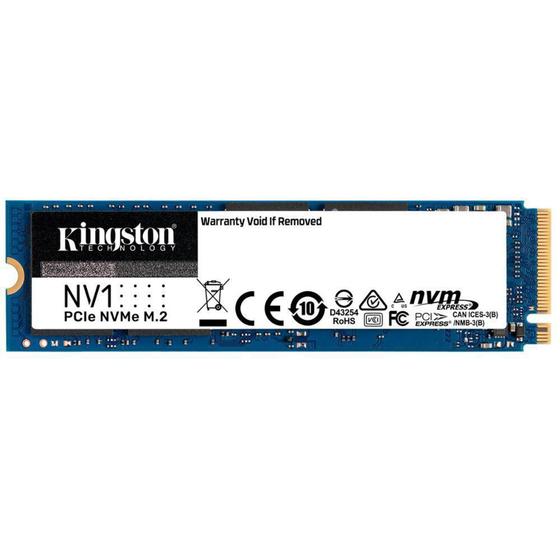 SSD M.2 500GB Kingston NV1 SNVS/500G - NVMe - Leitura 2100Mb/s Gravação: 1700MB/s Menor preço em SSD M.2 500GB Kingston NV1 SNVS/500G - NVMe - Leitura 2100Mb/s Gravação: 1700MB/s
