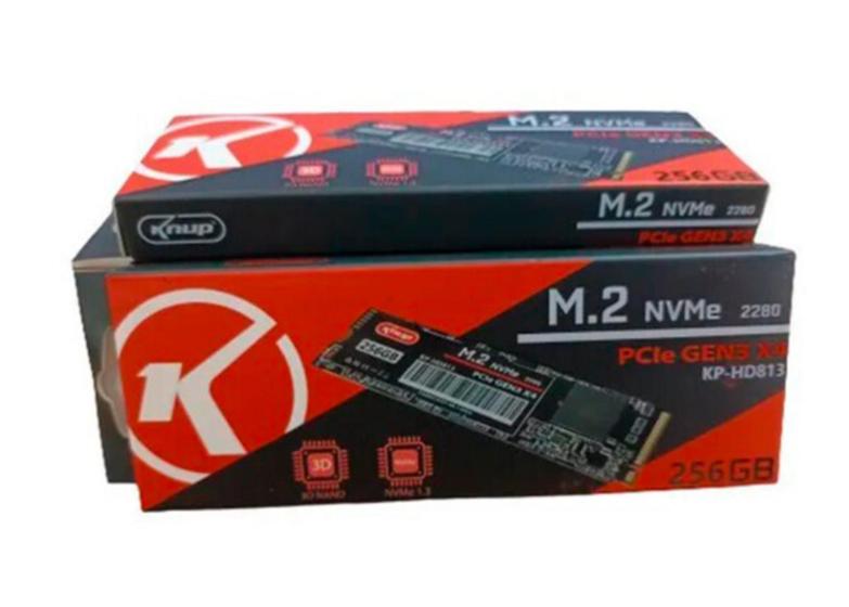 SSD M.2 NVMe 256Gb 2280 PCLe Gen3 X4 KNUP - KP-HD813 Menor preço em SSD M.2 NVMe 256Gb 2280 PCLe Gen3 X4 KNUP - KP-HD813