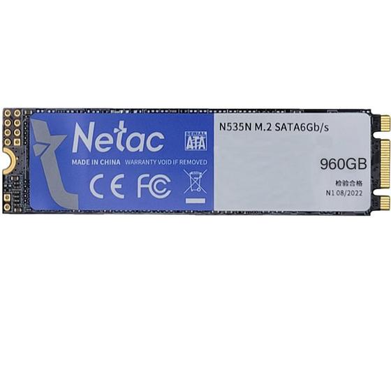 Imagem de Ssd M.2 Nvme 960Gb Netac 2400Mb/S Leitura 1700Mb/S Escrita