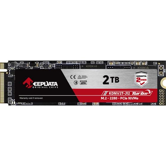 Imagem de SSD M.2 Nvme Keepdata Turbo 2400-1700 MB/s 2 TB (KDNV2T-J12)