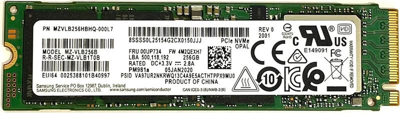 Ssd m2 256gb samsung nvme pci-e gen3x4 - pm981 mzvlb256hbhq Menor preço em Ssd m2 256gb samsung nvme pci-e gen3x4 - pm981 mzvlb256hbhq