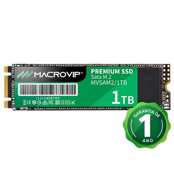 Imagem de SSD Macrovip M.2 1TB SATA 3 - MVSAM2/1TB