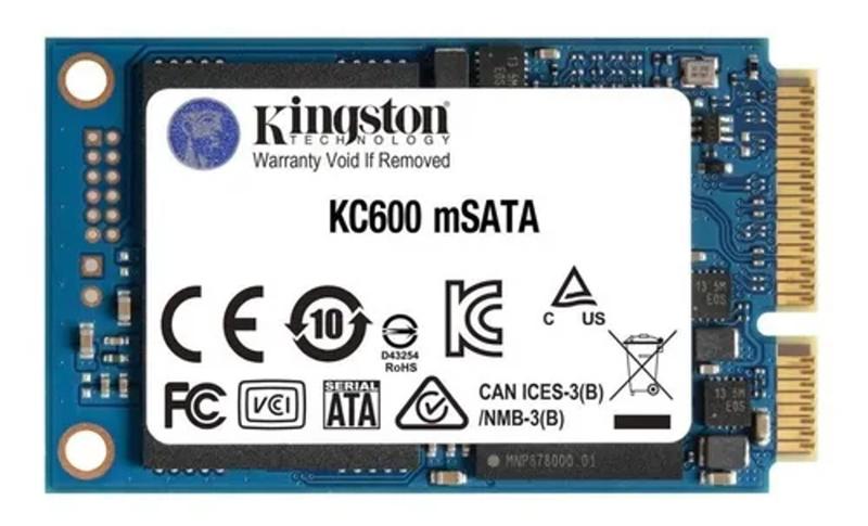 Ssd Msata Kingston Kc600 512gb - SKC600MS/512G 500MB/s Lacrado Menor preço em Ssd Msata Kingston Kc600 512gb - SKC600MS/512G 500MB/s Lacrado