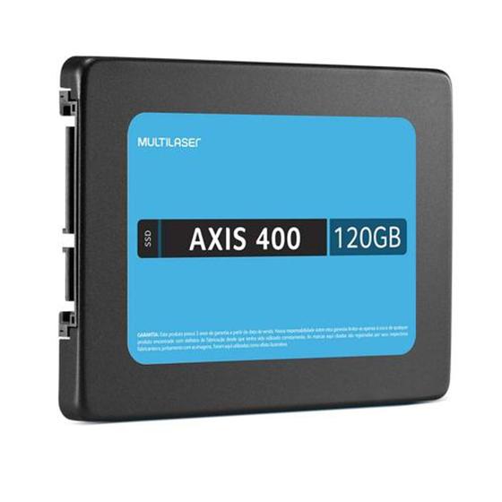 Imagem de Ssd Multilaser 2,5 Pol. 120gb Axis Gravação 400 Mb/s - Ss101 Cor Preto