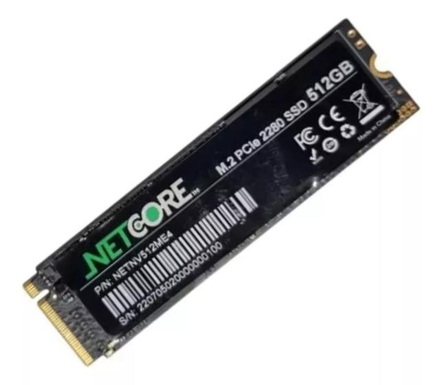 Imagem de Ssd Netcore 512gb M.2 Nvme 2280 Leitura 2000mb/s