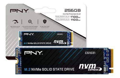 Imagem de Ssd nvme 256gb cs1031 2280 pcie gen 3 m280cs1031-256-cl pny