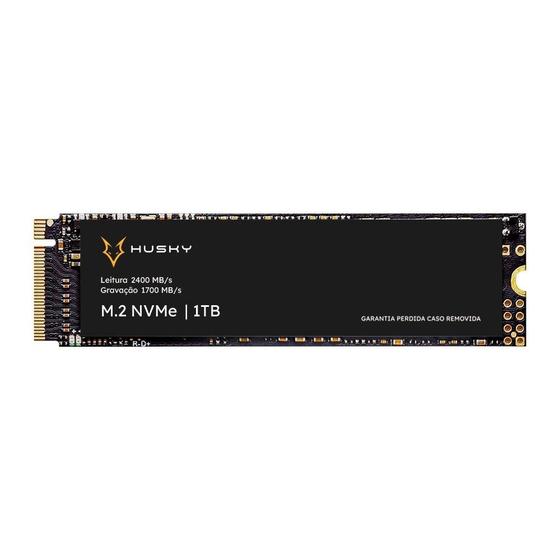 Imagem de SSD PCIe Husky ThunderBoost, 1TB, M.2 NVMe, Leitura 2400MB/s, Gravação 1700MB/s, Preto - HSSD0021000