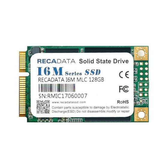 Imagem de SSD Recadata mSATA III 128GB MLC - Compatível com Mac OS e Windows
