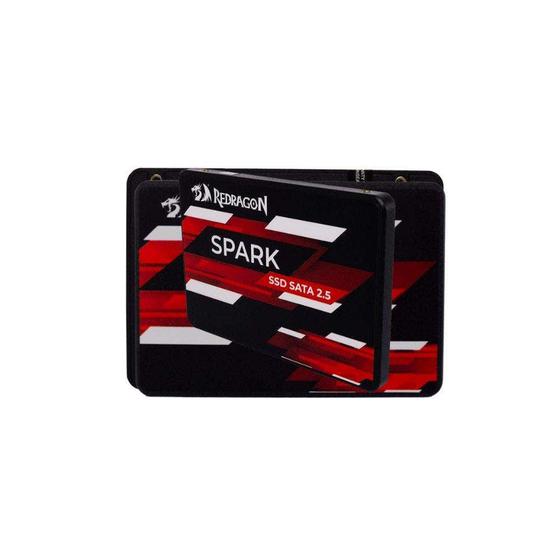 Imagem de SSD Redragon Spark 960GB, 2.5 SATA III 6GB/S Leitura 550 MBs Gravação 420 MBs