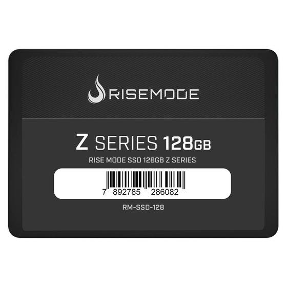 SSD Rise Mode Z Series, 128GB, SATA III, Leitura: 535MB/s, Gravação: 435MB/s, Preto - RM-SSD-128 Menor preço em SSD Rise Mode Z Series, 128GB, SATA III, Leitura: 535MB/s, Gravação: 435MB/s, Preto - RM-SSD-128