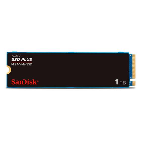 Imagem de SSD Sandisk Plus 1TB M.2 2280 NVMe 3200MB/s SDSSDA3N-1T00-G26