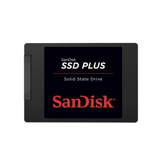 Imagem de Ssd SanDisk Plus 480Gb Sata 3.0 6Gb/s Preto - SDSSDA-480G-G26