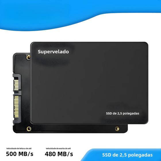 Imagem de SSD SATA 3 2,5" - 128GB, 256GB, 512GB, 1TB, 2TB - Alta Velocidade