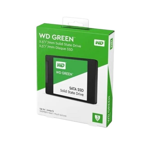 SSD SATA III, 480GB, 2.5", WD Green, Leitura: 545MB/s, Gravação: 545MB/s Menor preço em SSD SATA III, 480GB, 2.5", WD Green, Leitura: 545MB/s, Gravação: 545MB/s