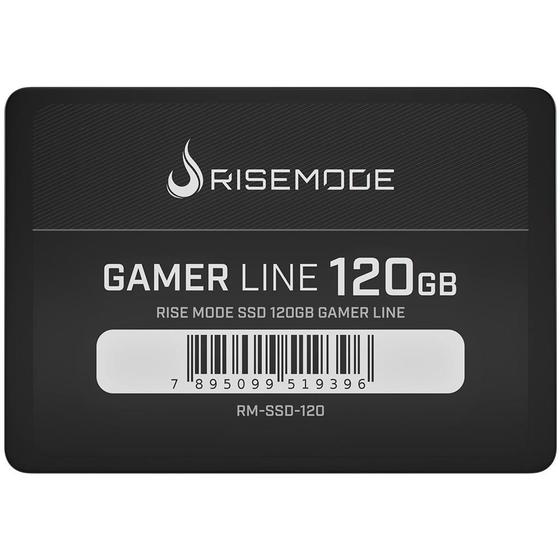 SSD SATA Rise Mode Line, 120GB, 2.5", Leitura 535MB/s, Gravação 435MB/s, Preto - RM-SSD-120 Menor preço em SSD SATA Rise Mode Line, 120GB, 2.5", Leitura 535MB/s, Gravação 435MB/s, Preto - RM-SSD-120