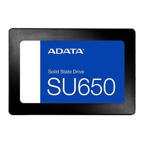 Imagem de SSD SATA3 2.5 Adata SU650 120Gb R520MB/S - W320MB/S 7mm