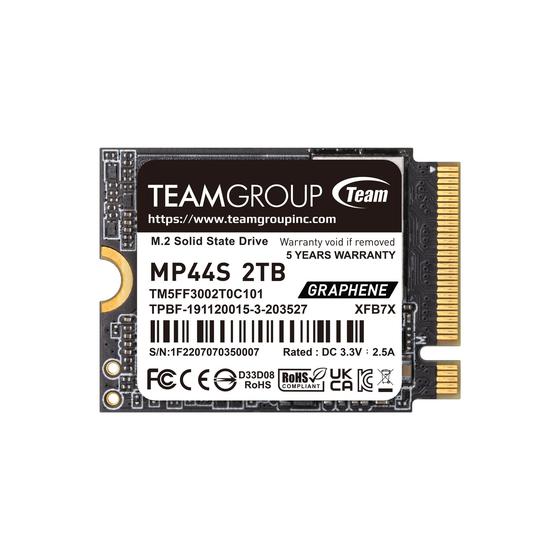 Imagem de SSD TEAMGROUP MP44S 2TB - NVMe PCIe 4.0 M.2 2230 com Cache SLC