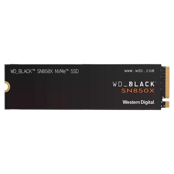 SSD WD Black SN850X Gaming Storage, 2TB, M.2 2280 PCIe GEN4X4, NVMe, Leitura: 7300 MB/s e Gravação: 6600 MB/s, Preto - WDS200T2X0E Menor preço em SSD WD Black SN850X Gaming Storage, 2TB, M.2 2280 PCIe GEN4X4, NVMe, Leitura: 7300 MB/s e Gravação: 6600 MB/s, Preto - WDS200T2X0E