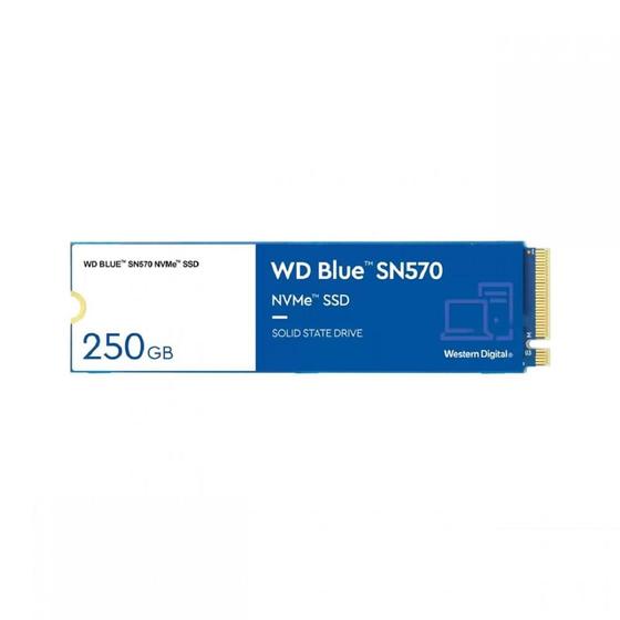 Imagem de SSD WD Blue SN570 NVMe M.2 250GB PCIe NVMe 