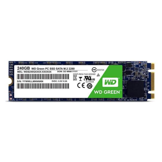 Imagem de SSD WD Green Sata M.2 2280 240Gb WDS240G2G0B